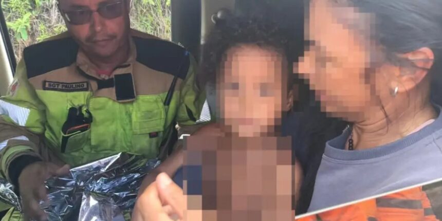 menina-de-4-anos-que-desapareceu-em-regiao-de-mata-e-encontrada-em-mg